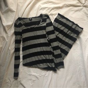 H&M Long Sleeve Maxi Dress